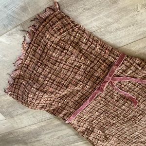 2000’s Knit Pink Tweed Dress - Small, Size 4